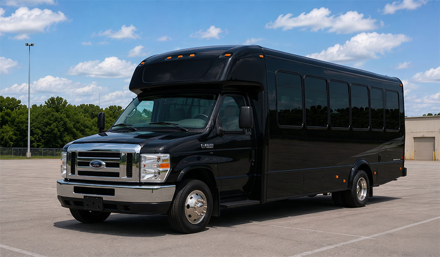 20-passenger minibus for charter in Katy, TX